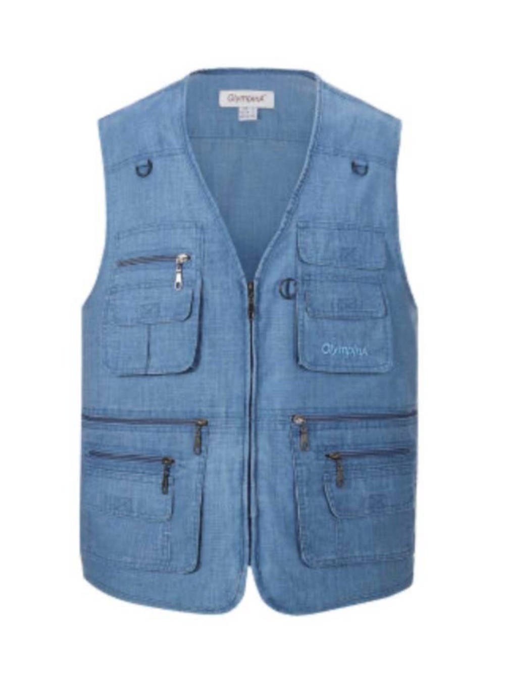 VEST, LEISURE/HIKING, SIZE 5X, COTTON POLYESTER, 16 OUTER POCKETS, 4 INSIDE POCK